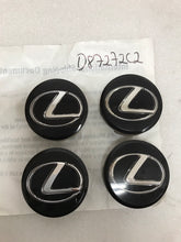Load image into Gallery viewer, Set of 4 Lexus BLACK 62mm Center Caps 71A104-0010 d87272c2
