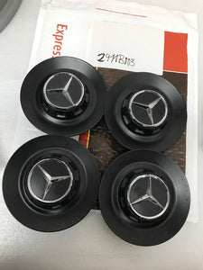 Set of 4 Mercedes Benz Wheel Center Caps A0004001100 2911b003